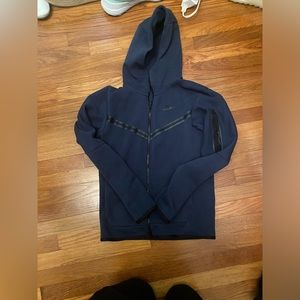 Blue Nike tech fleece hoodie